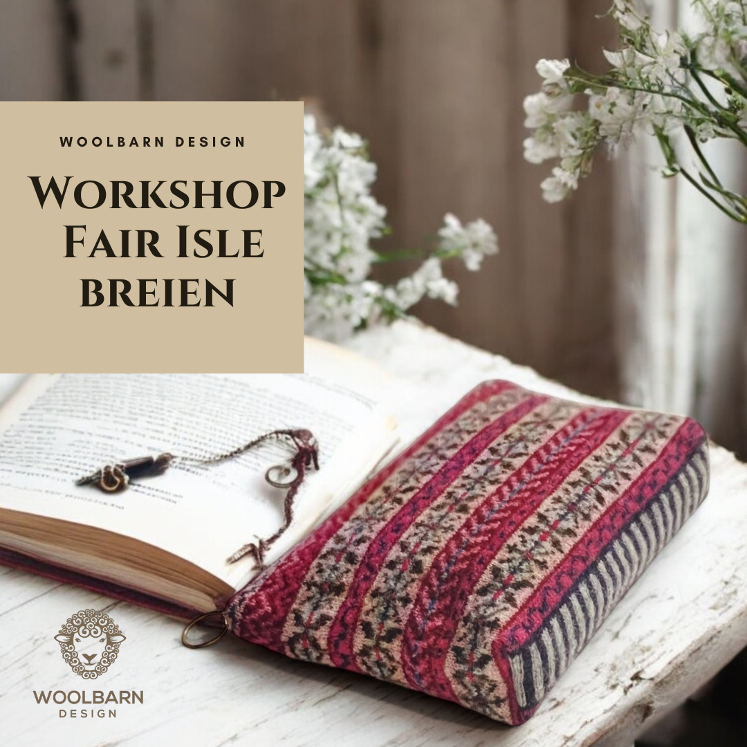 Fair Isle-etui voor de breiworkshop op 24 oktober 2026